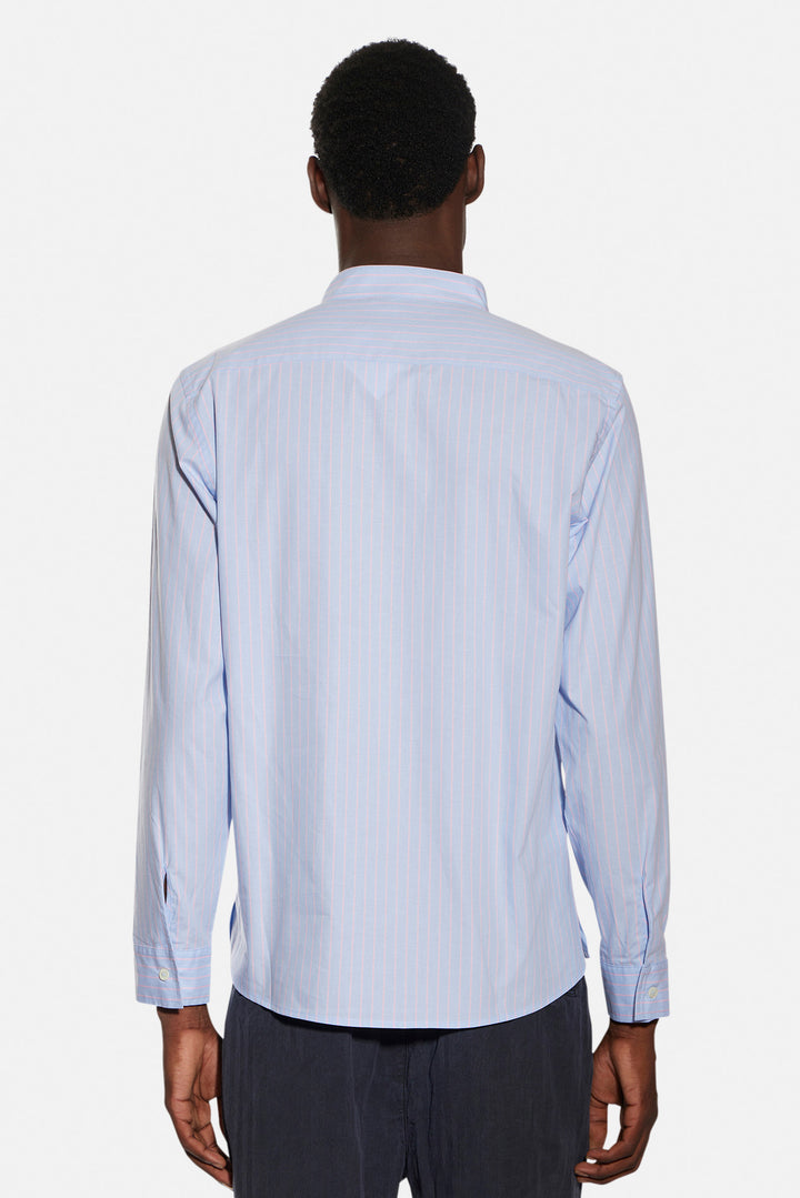 Gabri Pop Over Shirt Sky/Pink Stripe