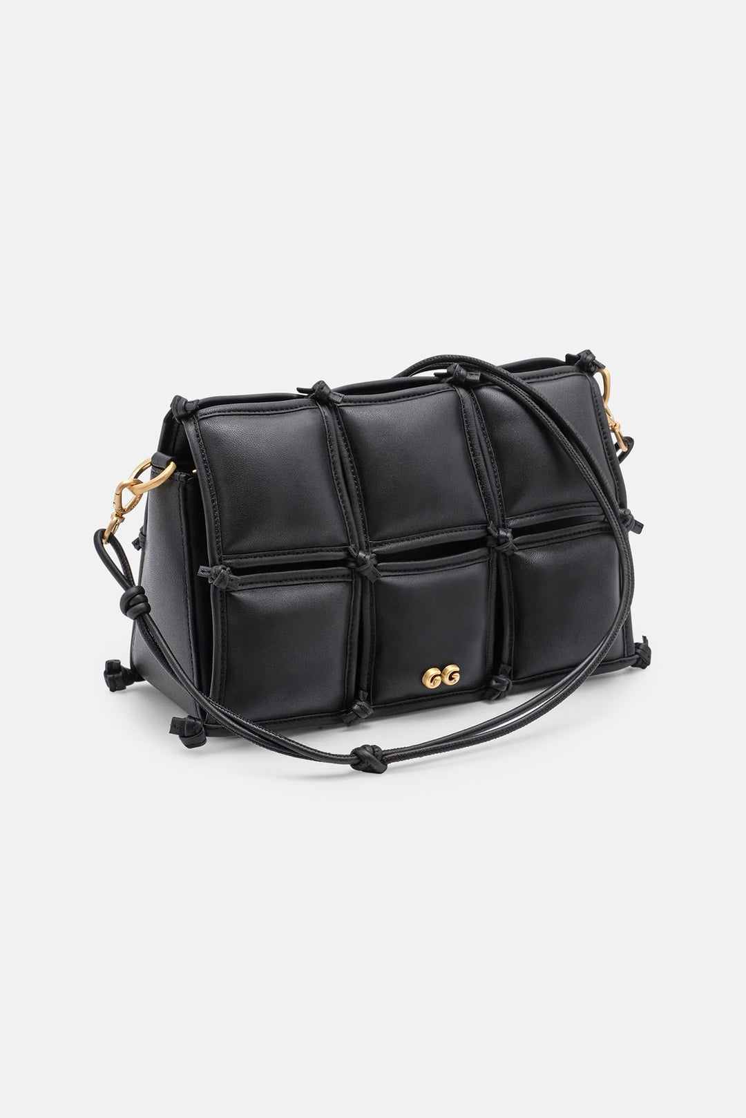 Gaia Puff Crossbody Black