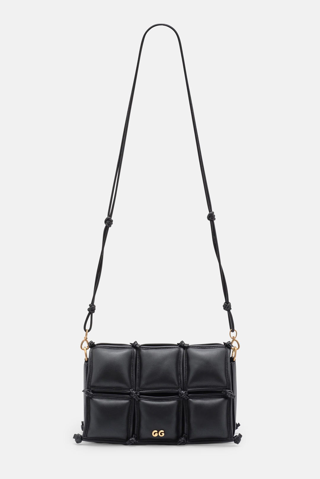 Gaia Puff Crossbody Black