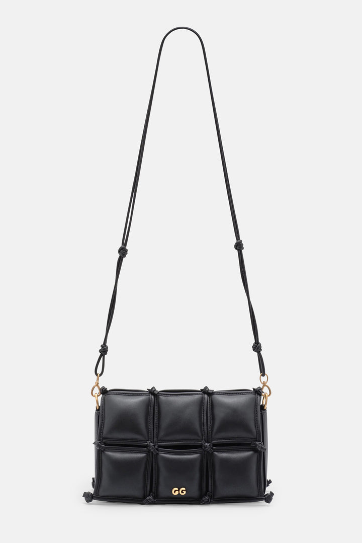 Gaia Puff Crossbody Black