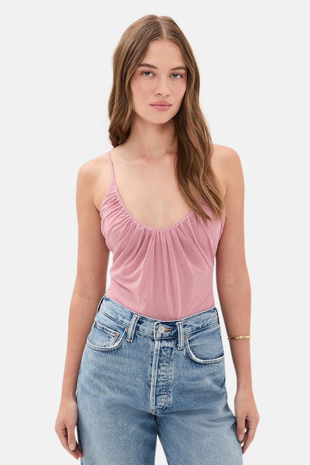 Gelina Mesh Bodysuit Lilas