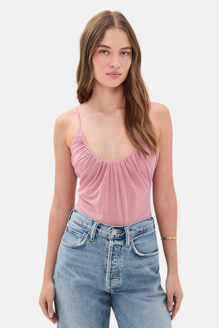 Gelina Mesh Bodysuit Lilas