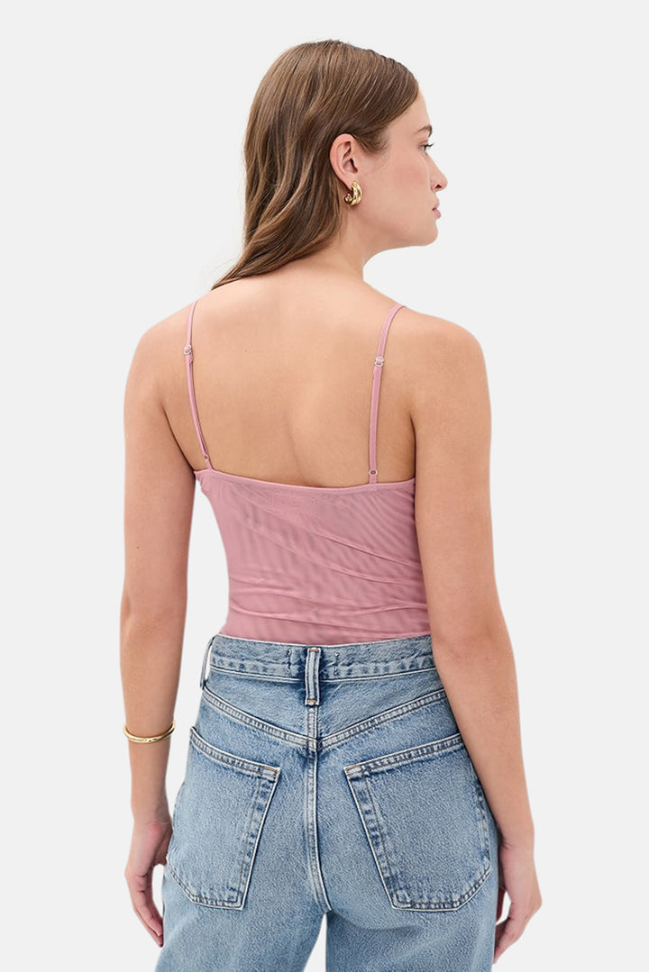 Gelina Mesh Bodysuit Lilas