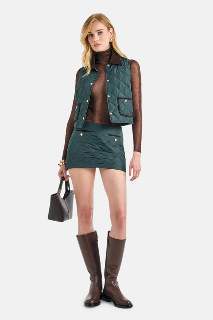 Genna Skirt in Evergreen