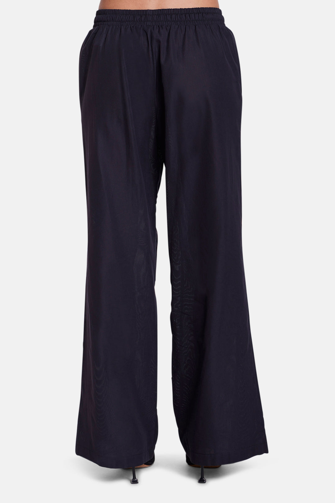 Georgica Beach Poplin Pant Black Sheer