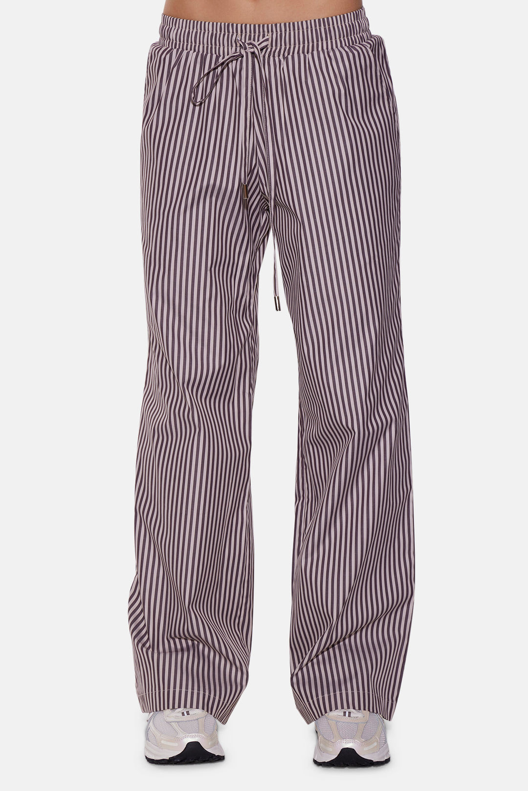Georgica Beach Poplin Pant Brown/Beige Stripe