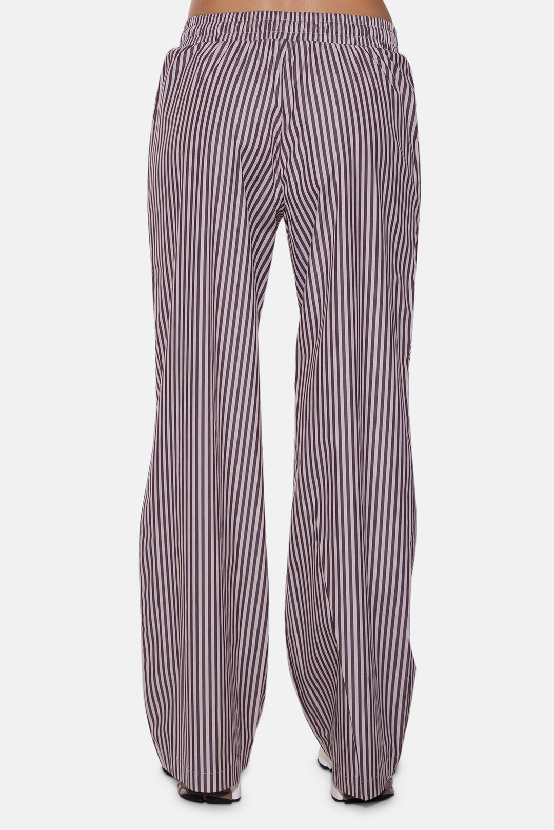 Georgica Beach Poplin Pant Brown/Beige Stripe