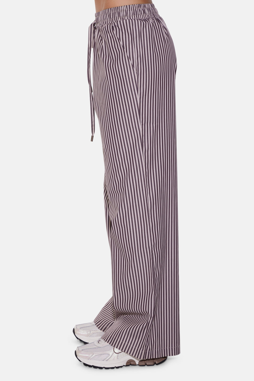 Georgica Beach Poplin Pant Brown/Beige Stripe