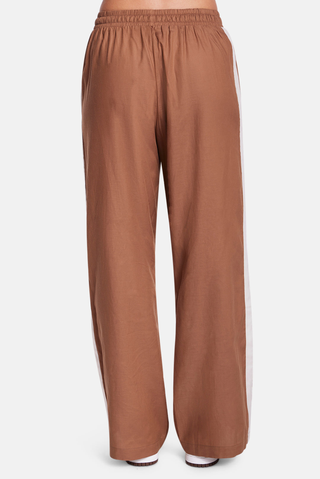 Georgica Beach Poplin Pant Brown w/Beige