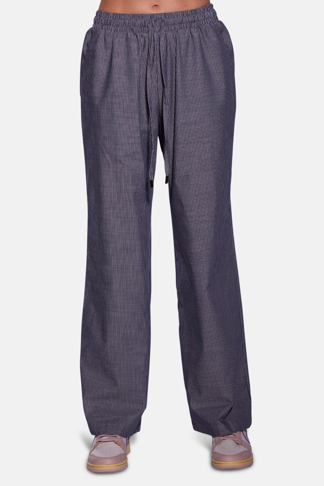 Georgica Beach Poplin Pant Chambray Mini Stripe