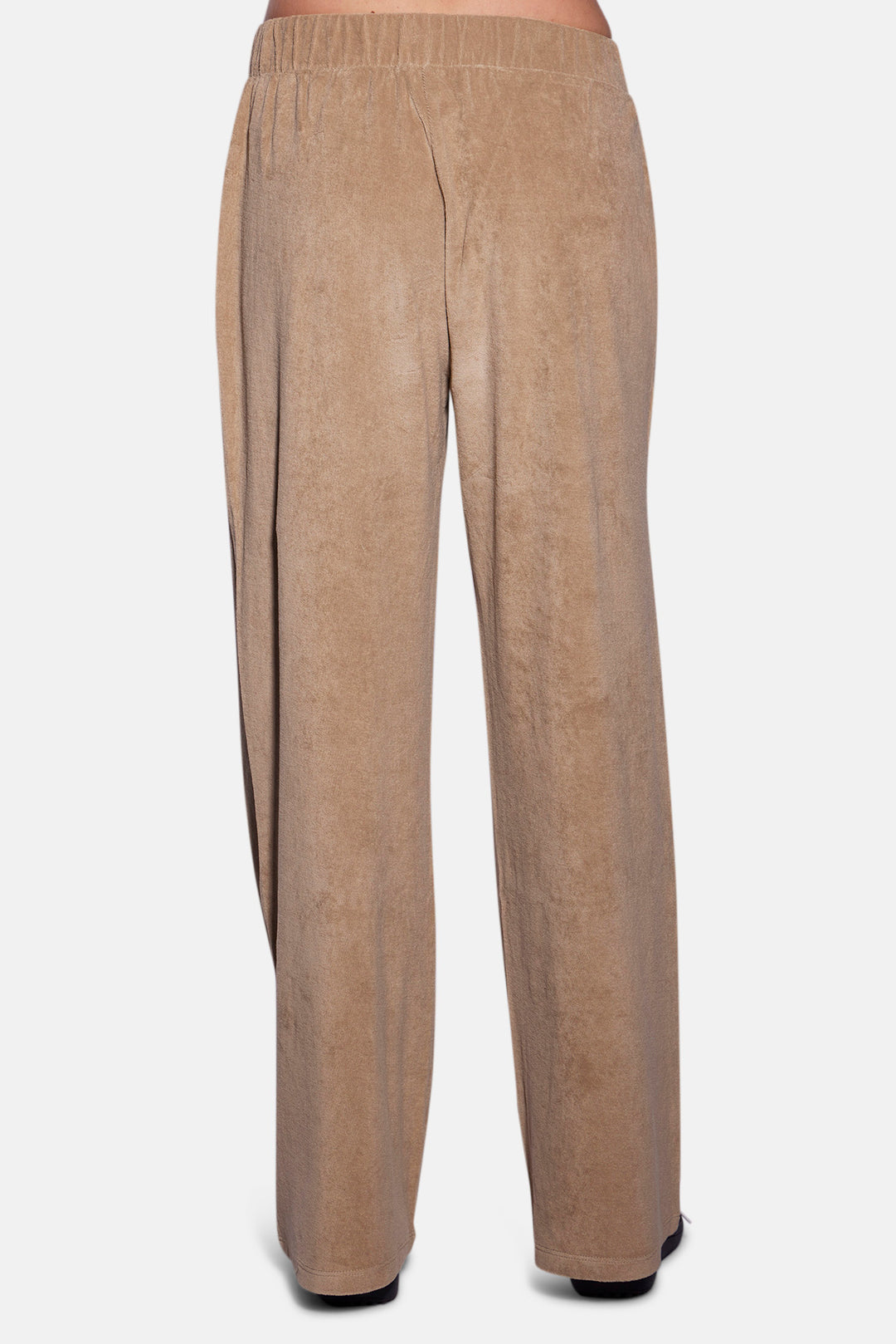 Goldie Wide Leg Terry Pant Sand