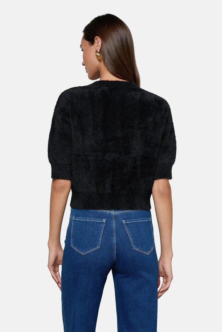 Guinevere Cropped Pullover Black