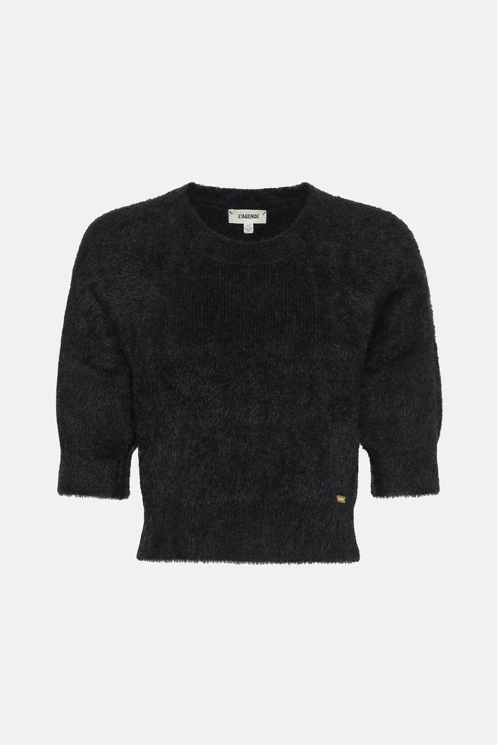 Guinevere Cropped Pullover Black