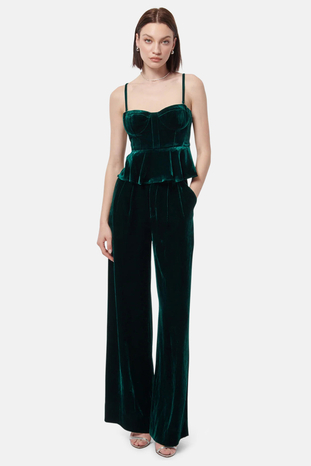 Rylie Velvet Pant Deep Sea