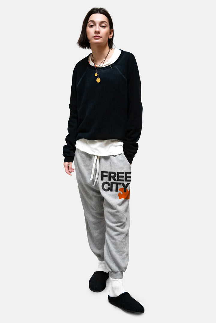 HEATHER FREECITY Pocket Sweatpant - Heather Orange