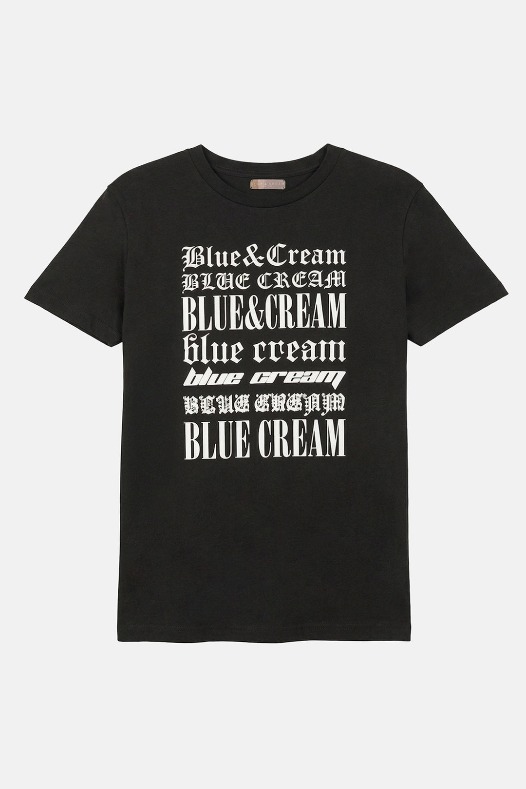 All Over Logo Tee Black