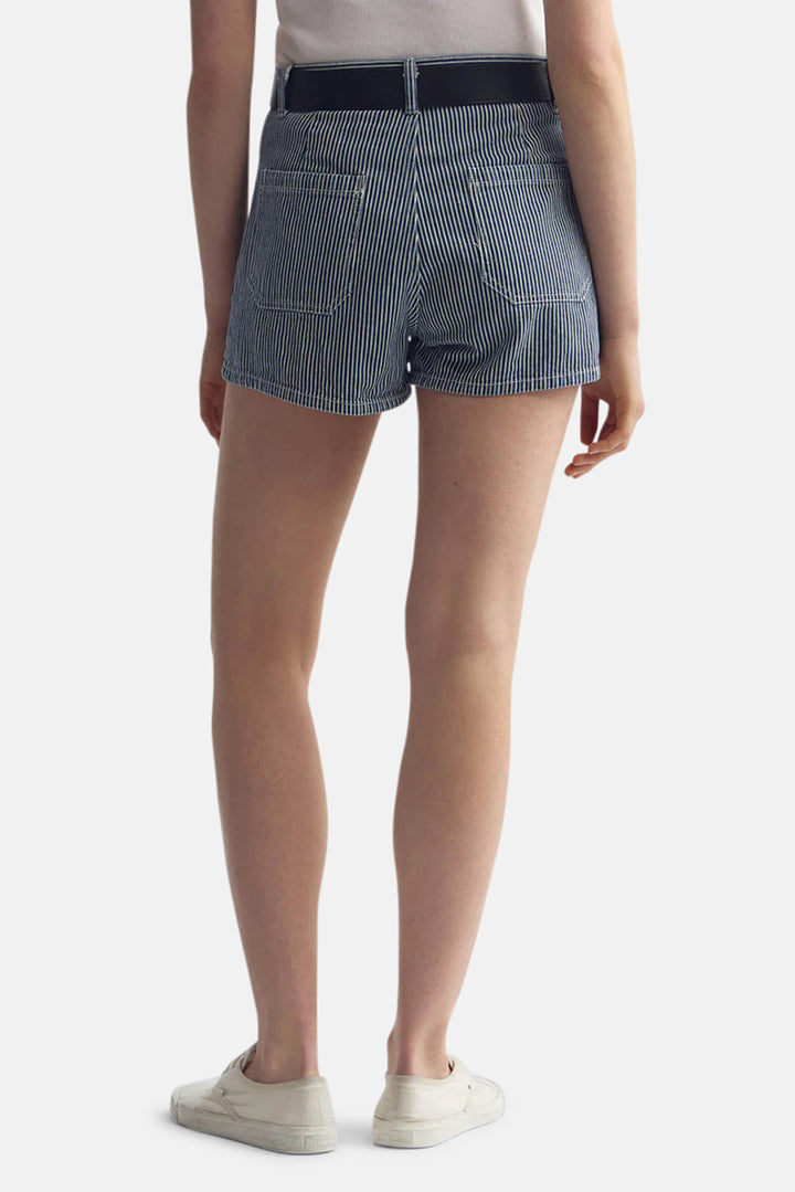 Harley Striped Short Indigo Stripe Rinse