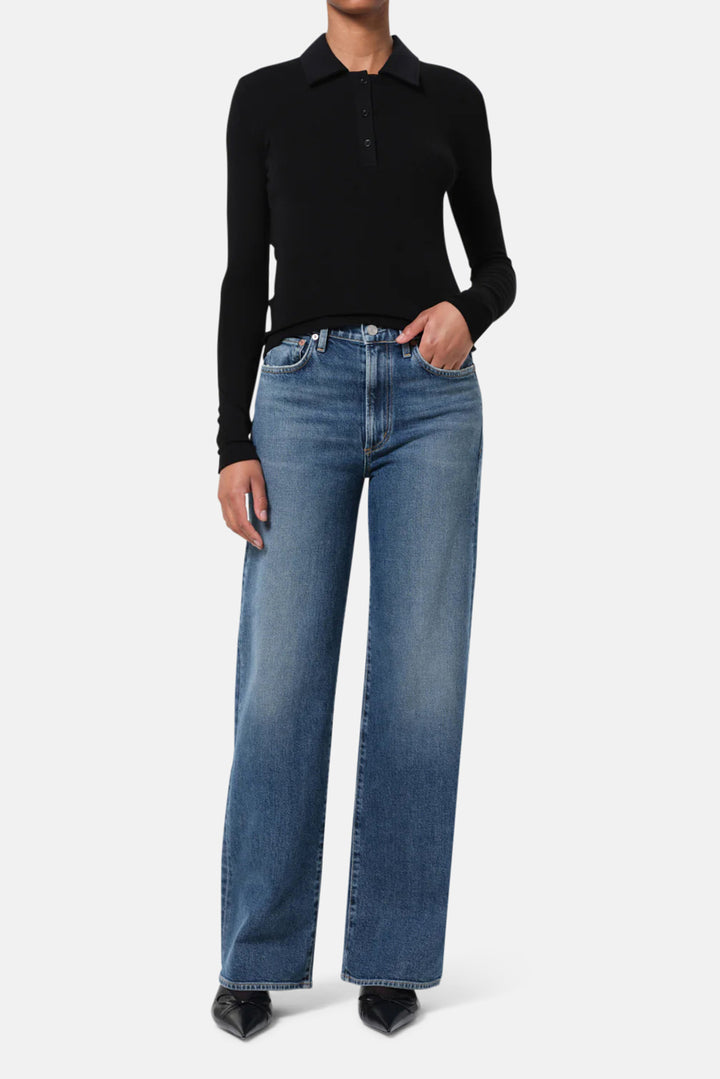Harper Straight Jean (Stretch) in Enroll