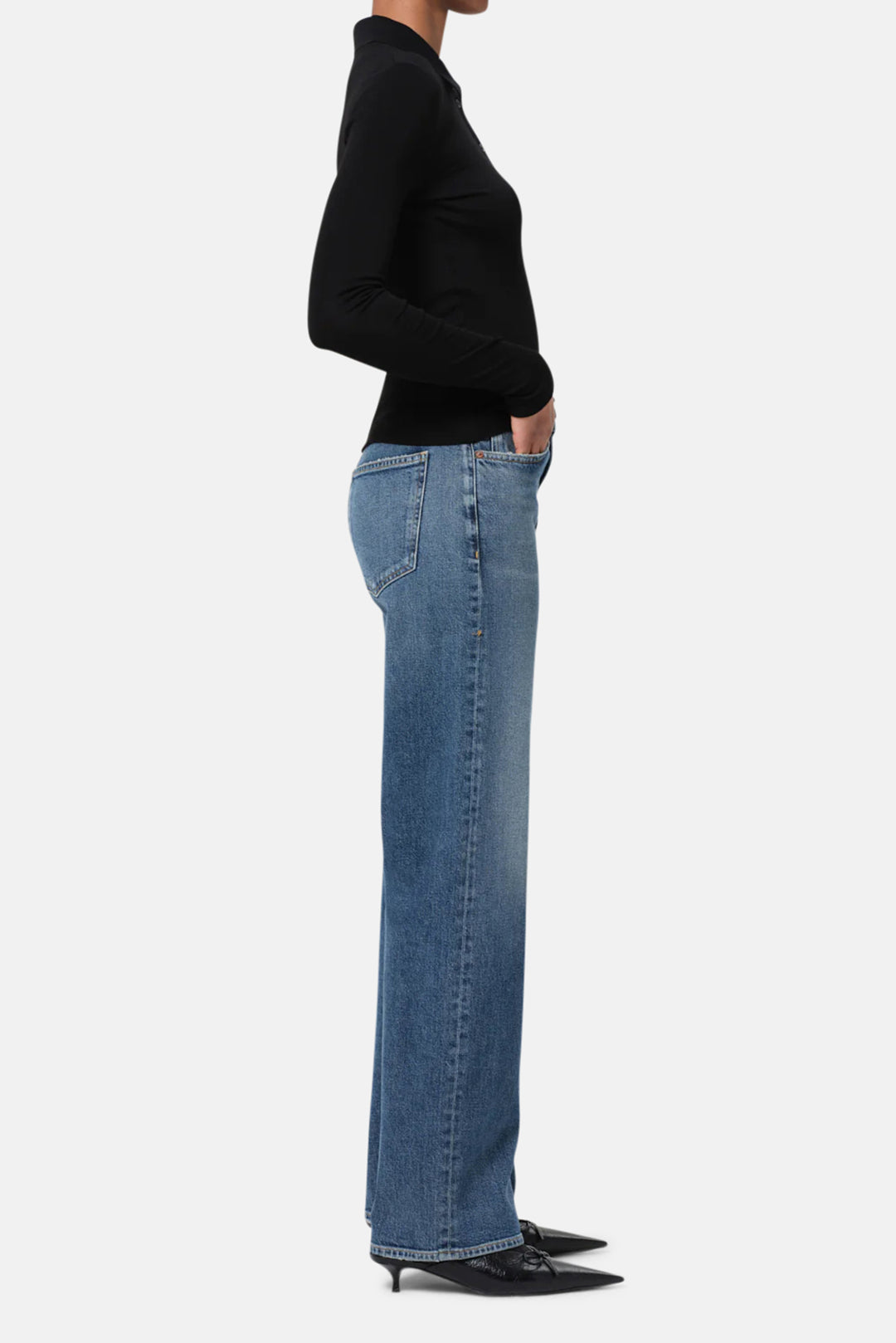 Harper Straight Jean (Stretch) in Enroll