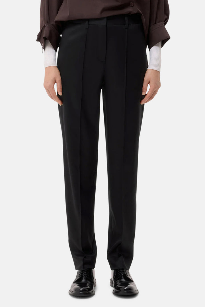 Harrison Pant In Tux Wool Suiting Black
