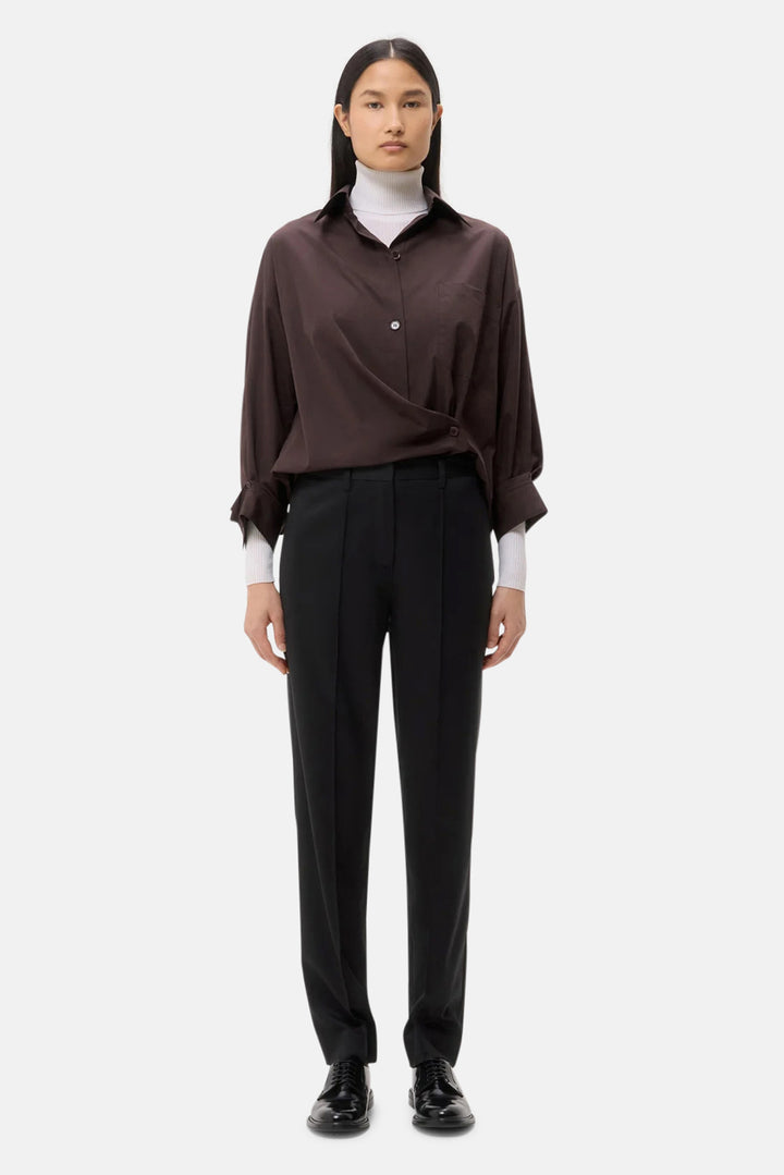 Harrison Pant In Tux Wool Suiting Black