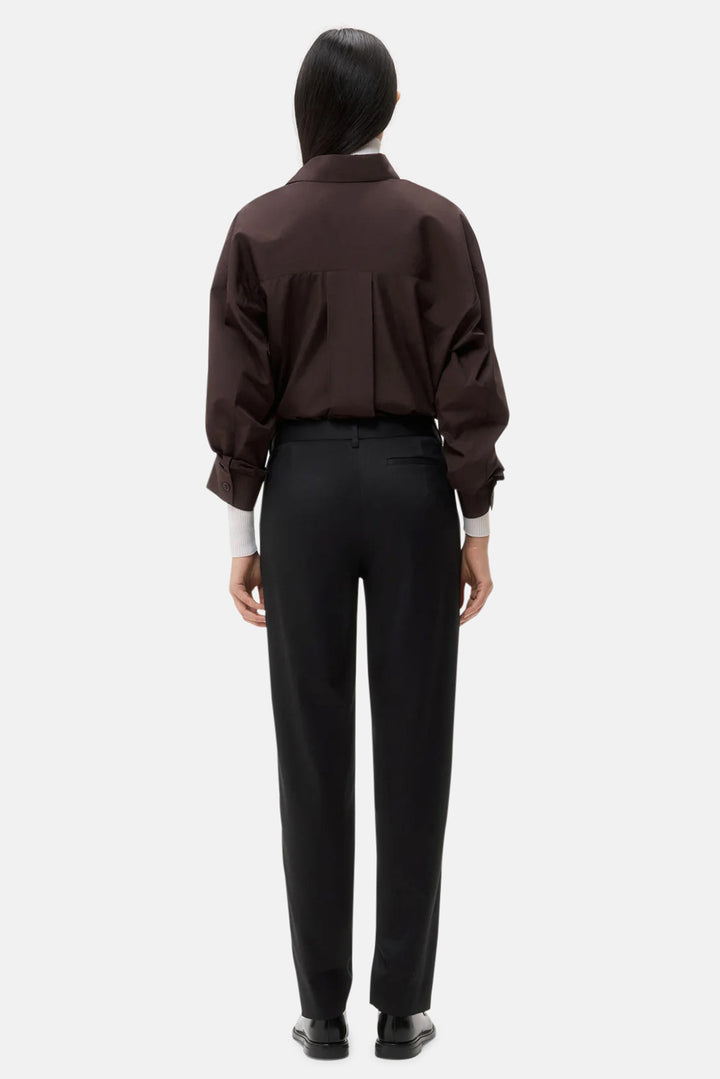 Harrison Pant In Tux Wool Suiting Black