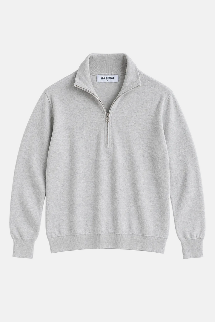 Reade Half Zip Heather Grey