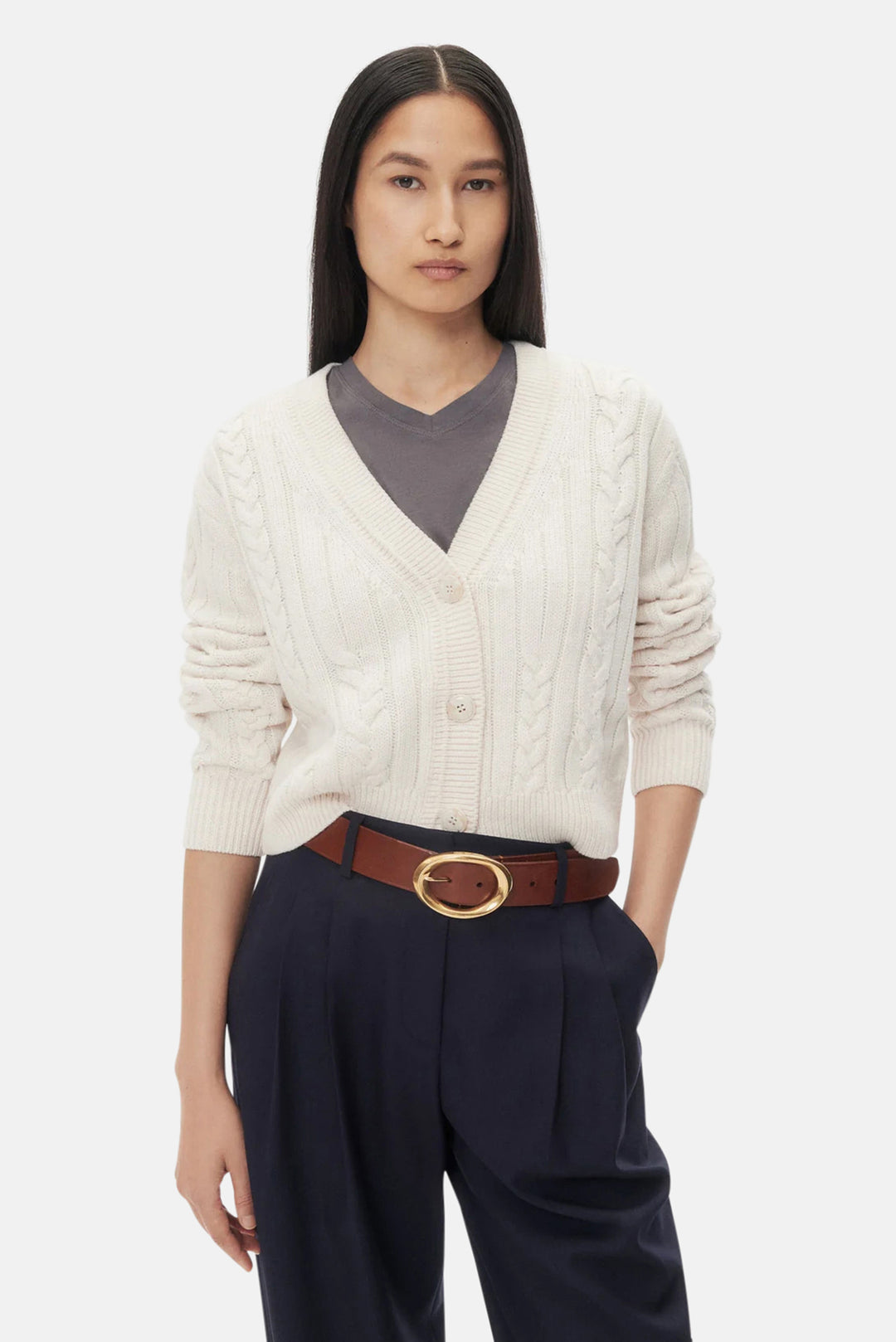 Hemingway Cardigan Ivory