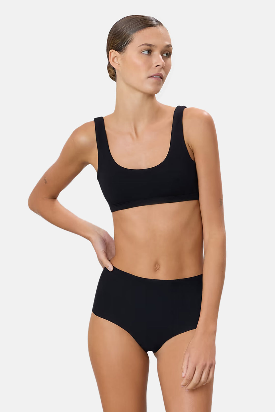 High Rise Brief Black