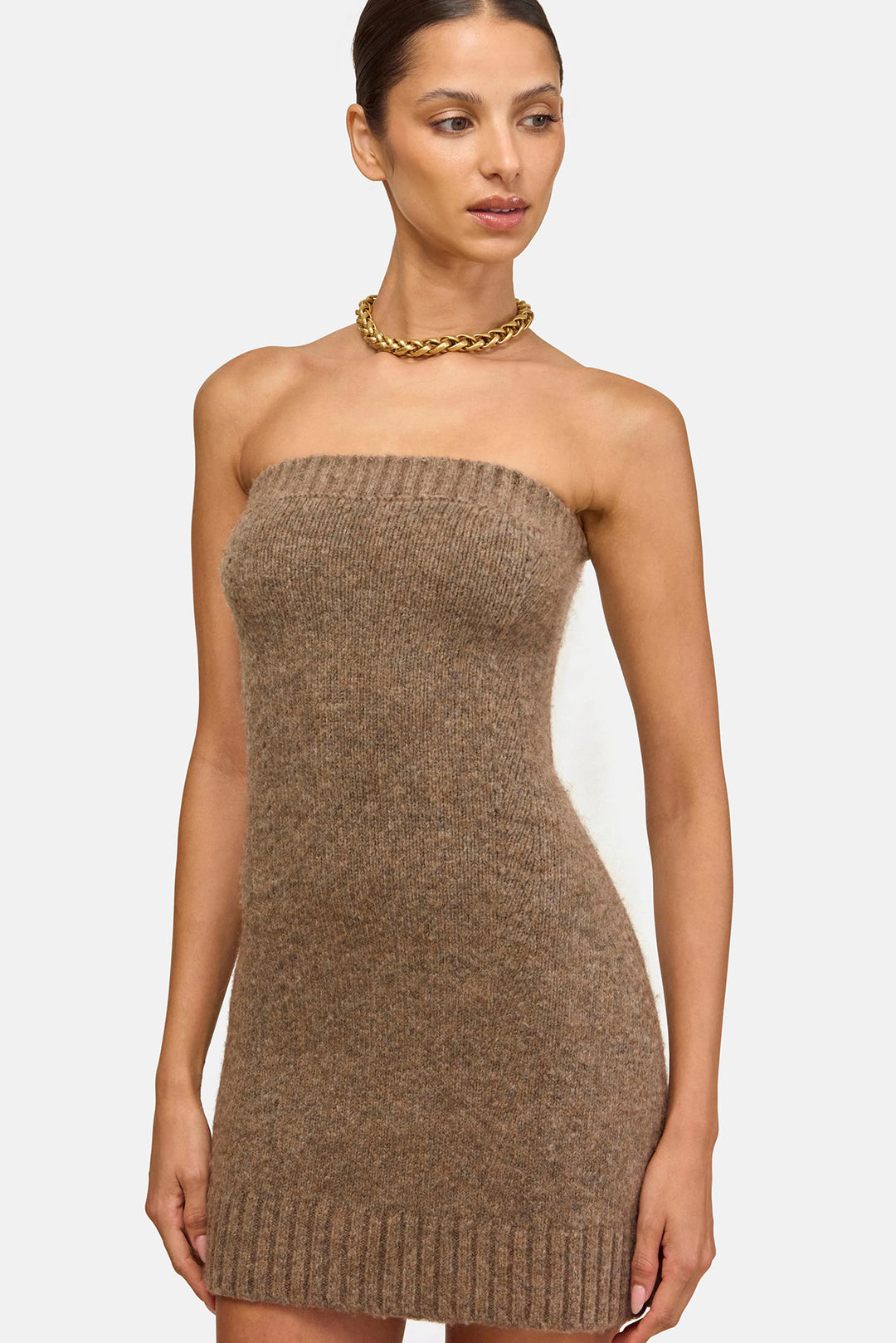 Holland Knit Dress Otter