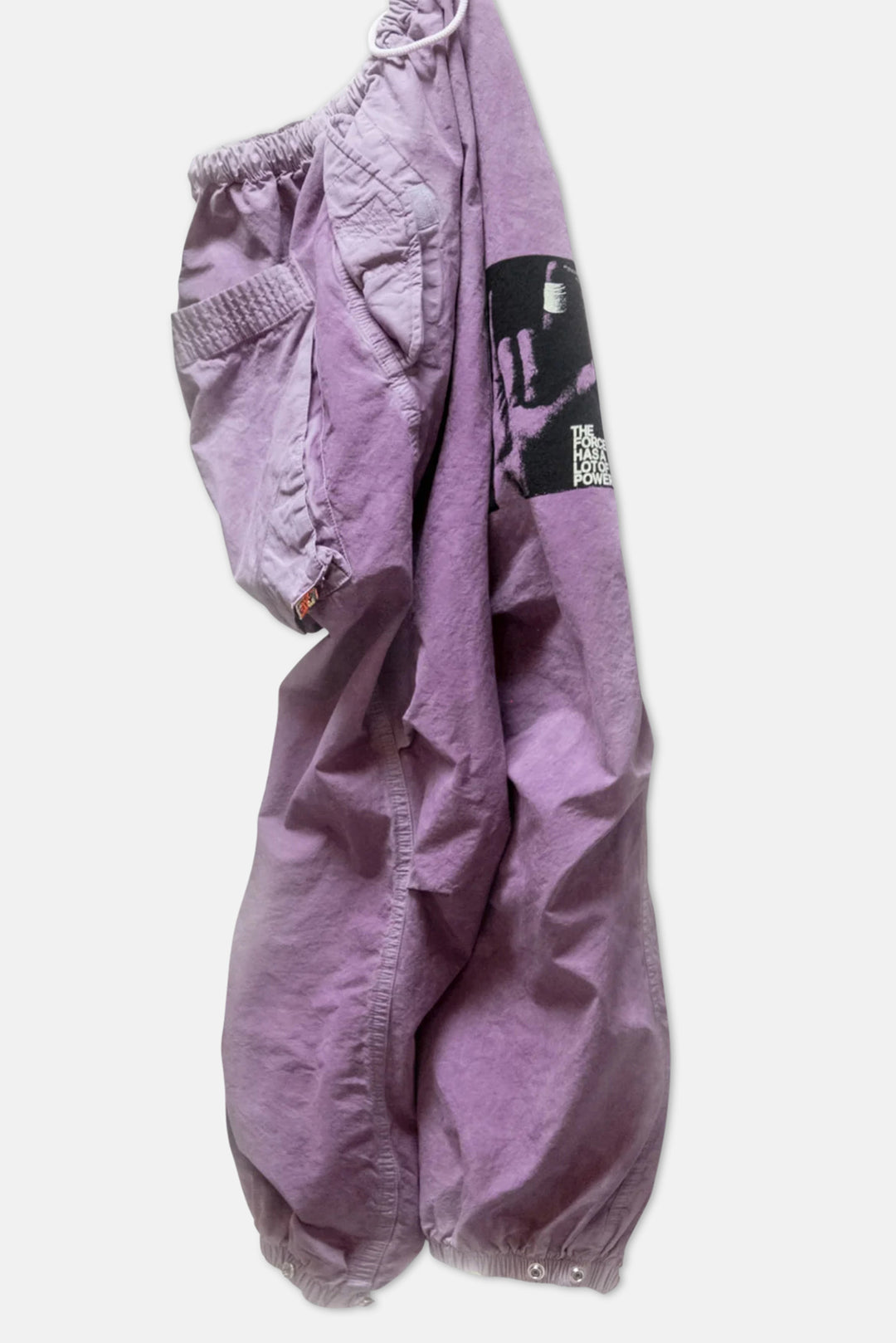 Homage "Garage Print" ILOVEYOU Flap/Snap Poplin/Airjump Pant - Pinkmilk Powder