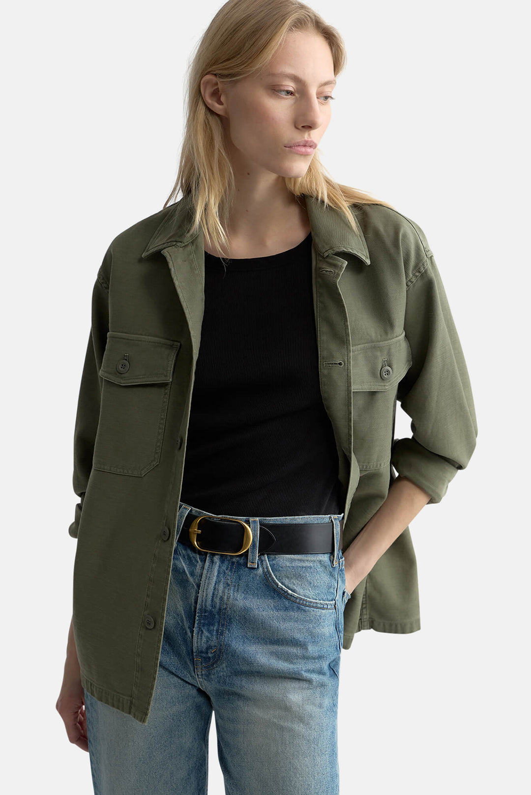 Howard Overshirt Olive Fatigue