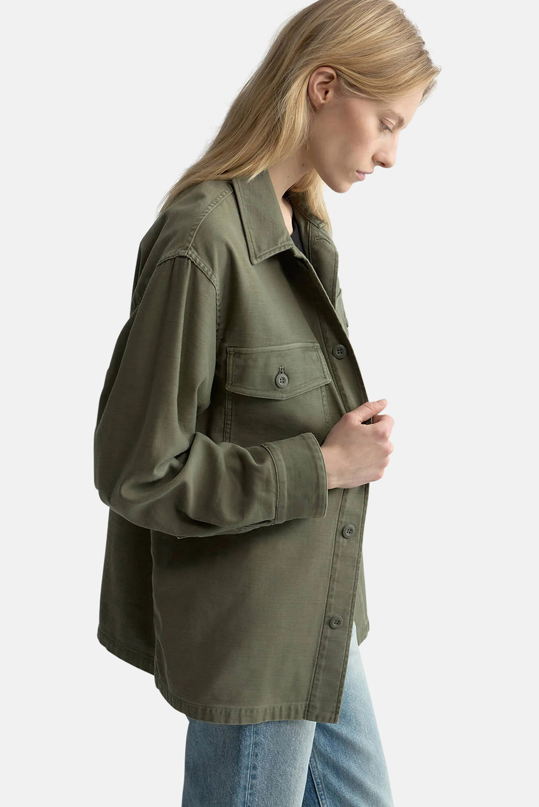 Howard Overshirt Olive Fatigue