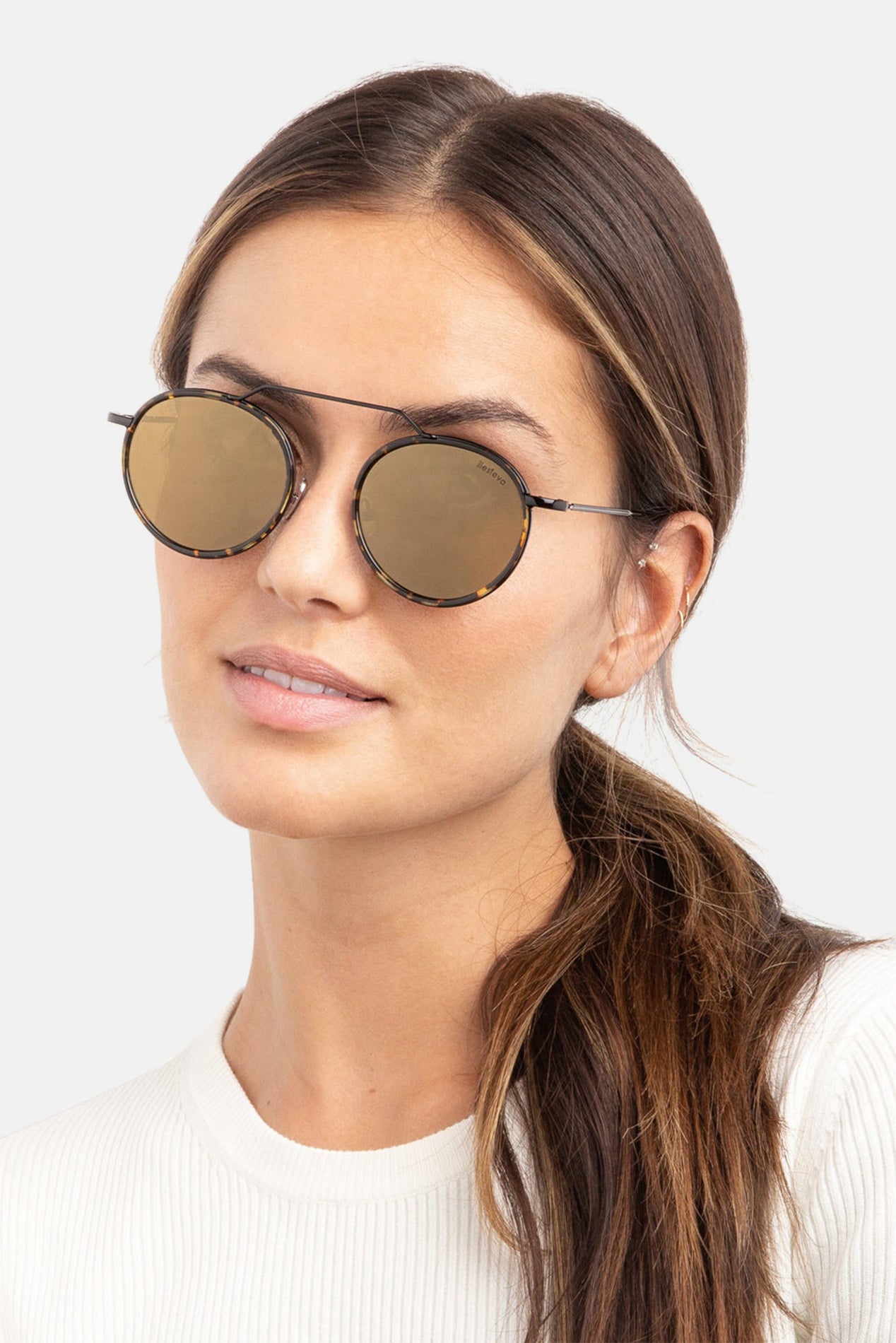 Wynwood Ace Flame/Black/Gold Flat Mirror – blueandcream