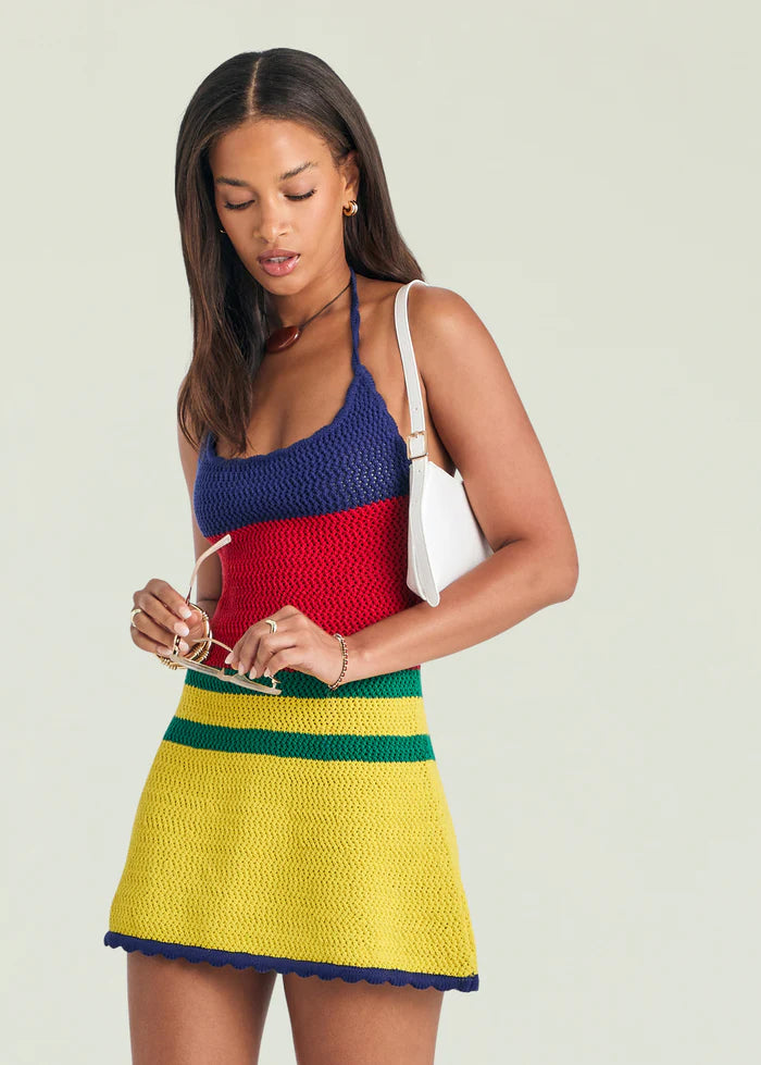 Norma Dress Multi Stripe