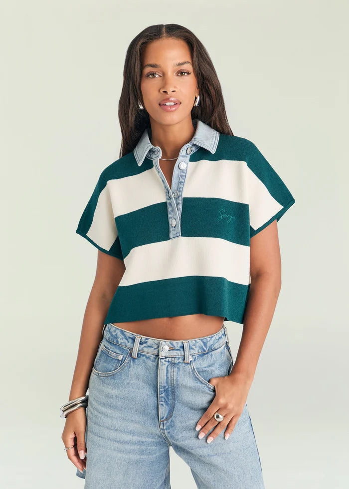 Corsa Top Ivy Green Rugby