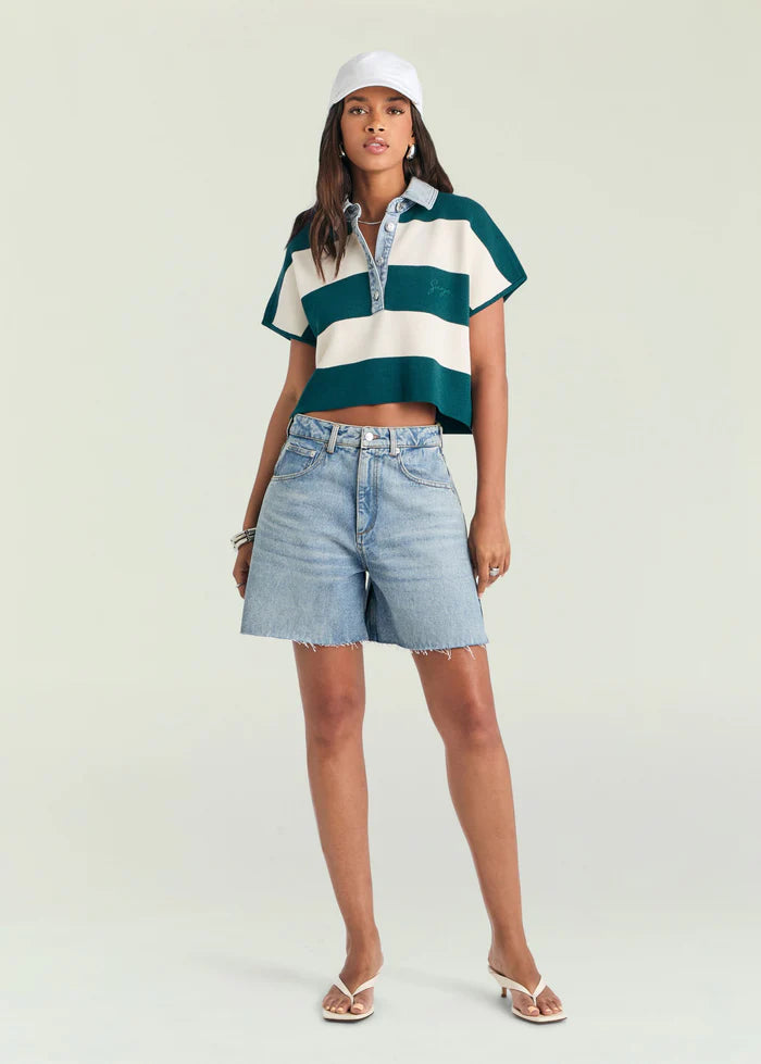 Corsa Top Ivy Green Rugby