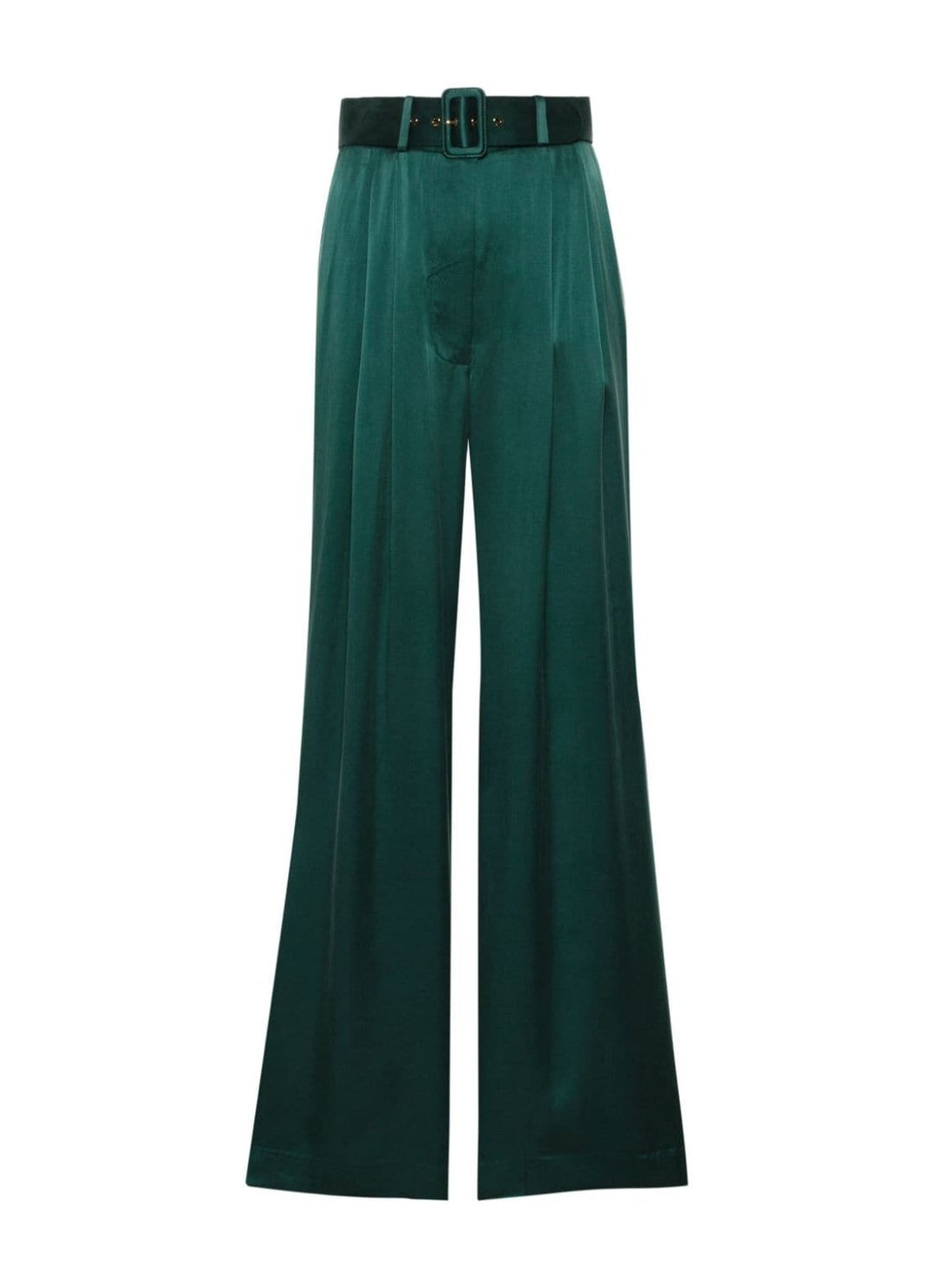 Silk Tuck Pant Jade
