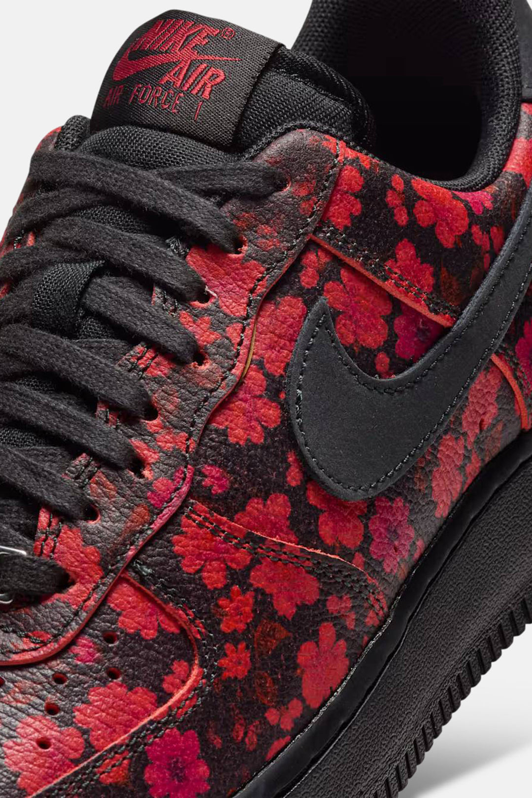 Women's Air Force 1 Low '07 'Floral - Off Noir/Cinnabar'