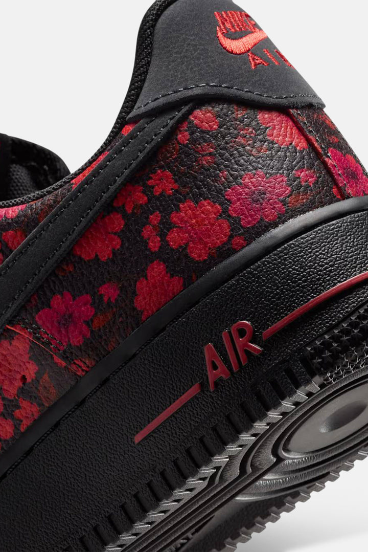 Women's Air Force 1 Low '07 'Floral - Off Noir/Cinnabar'