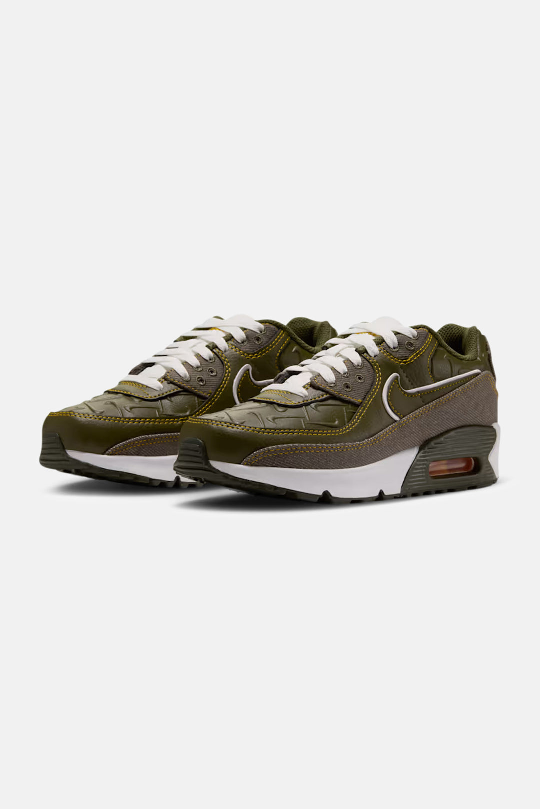 Kid's Air Max 90 'Cargo Khaki/Yellow Ochre' (GS)