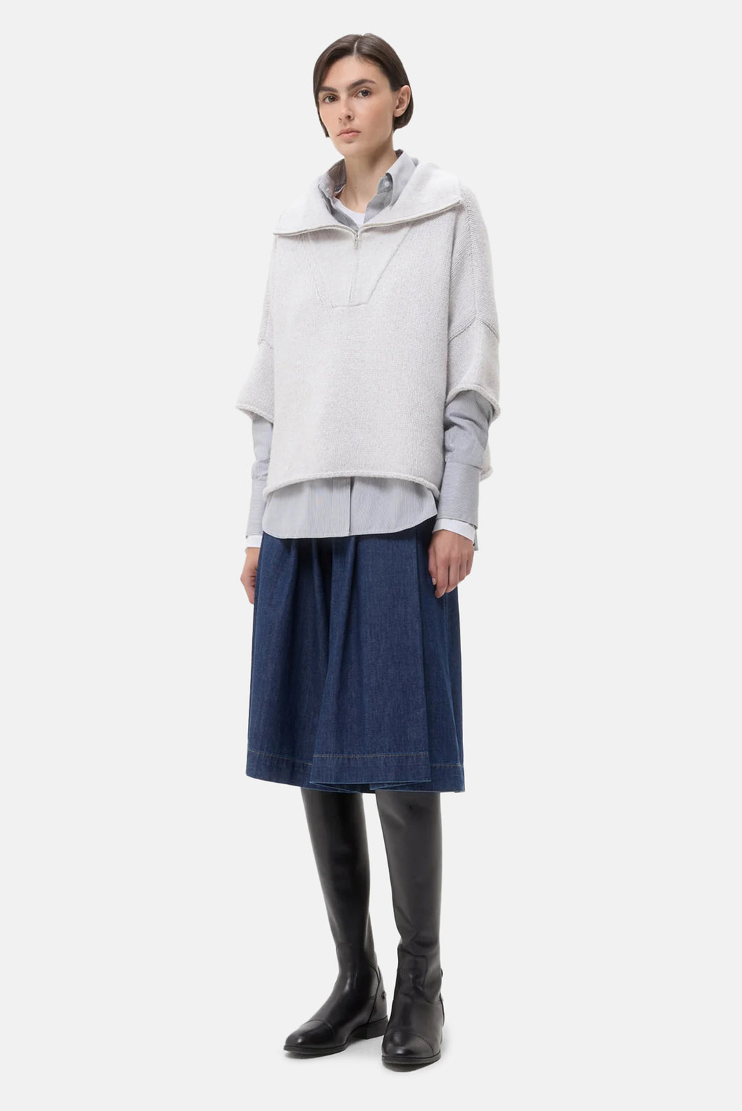 In the Morning Sweater Light Heather Grey