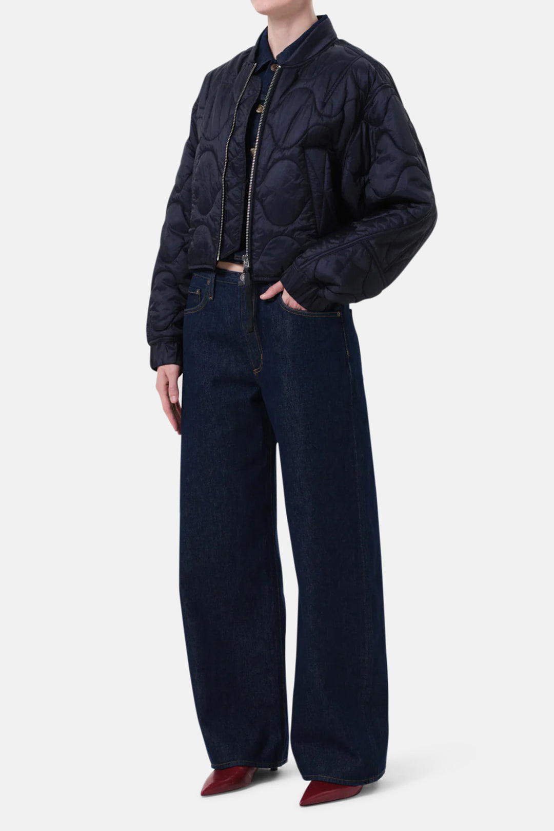 Iona Quilted Jacket In Ink