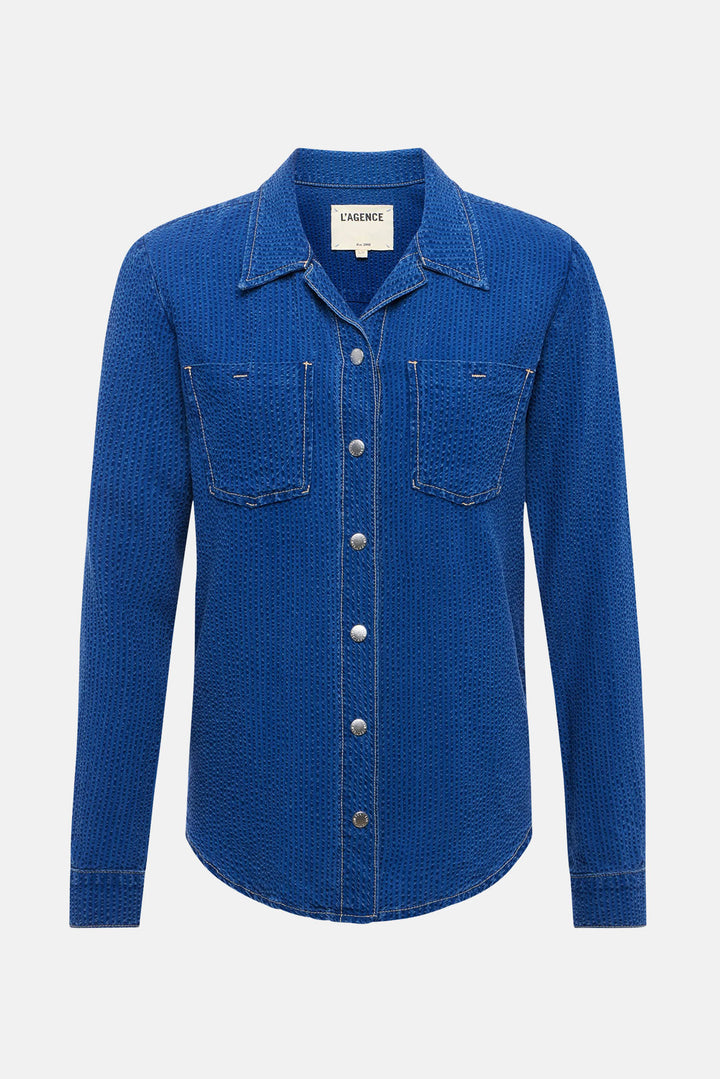 Isla Chambray Shirt Heron