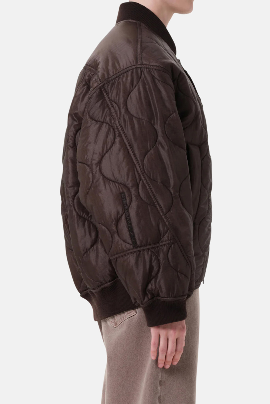 Isla Quilted Jacket In Bourbon