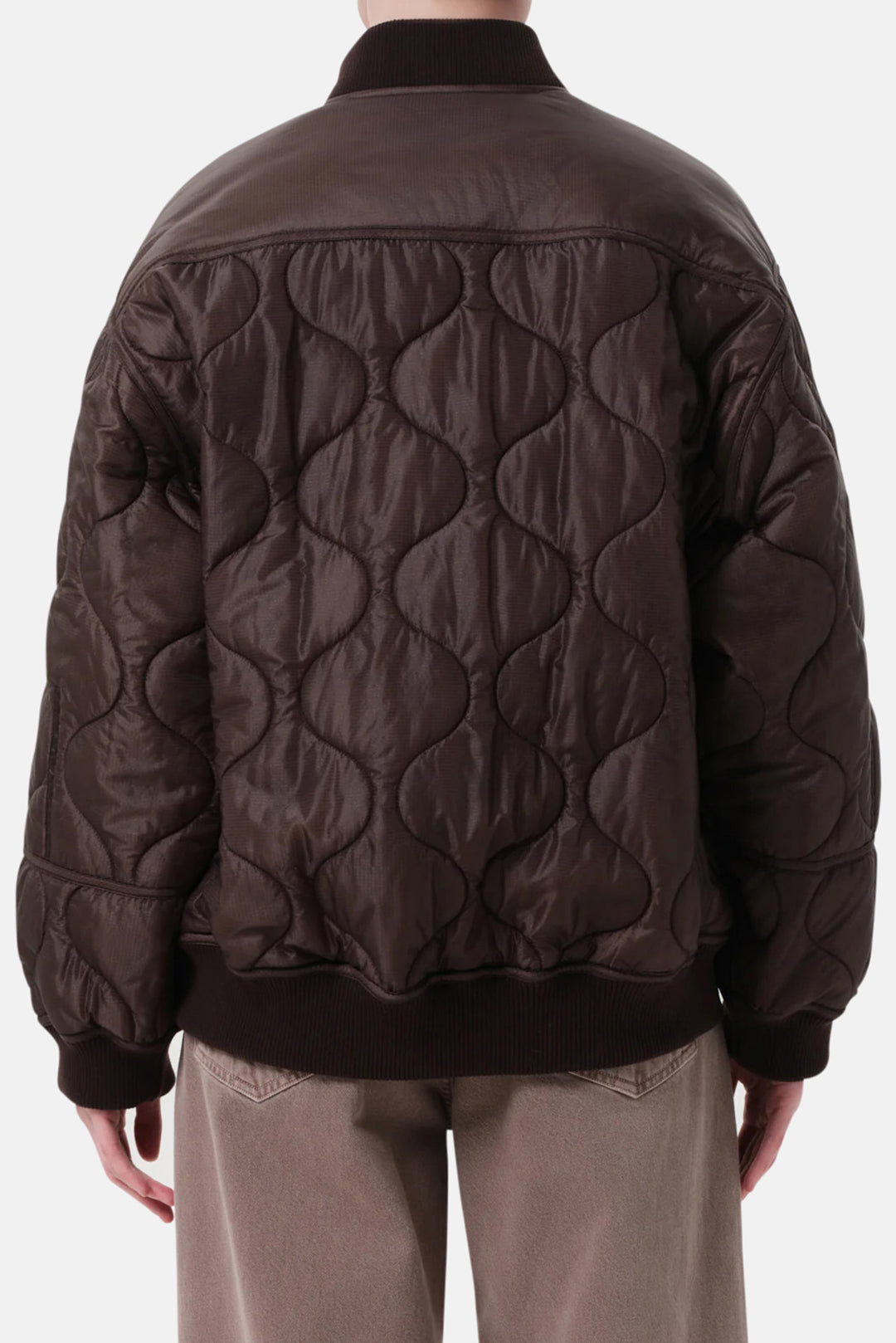 Isla Quilted Jacket In Bourbon