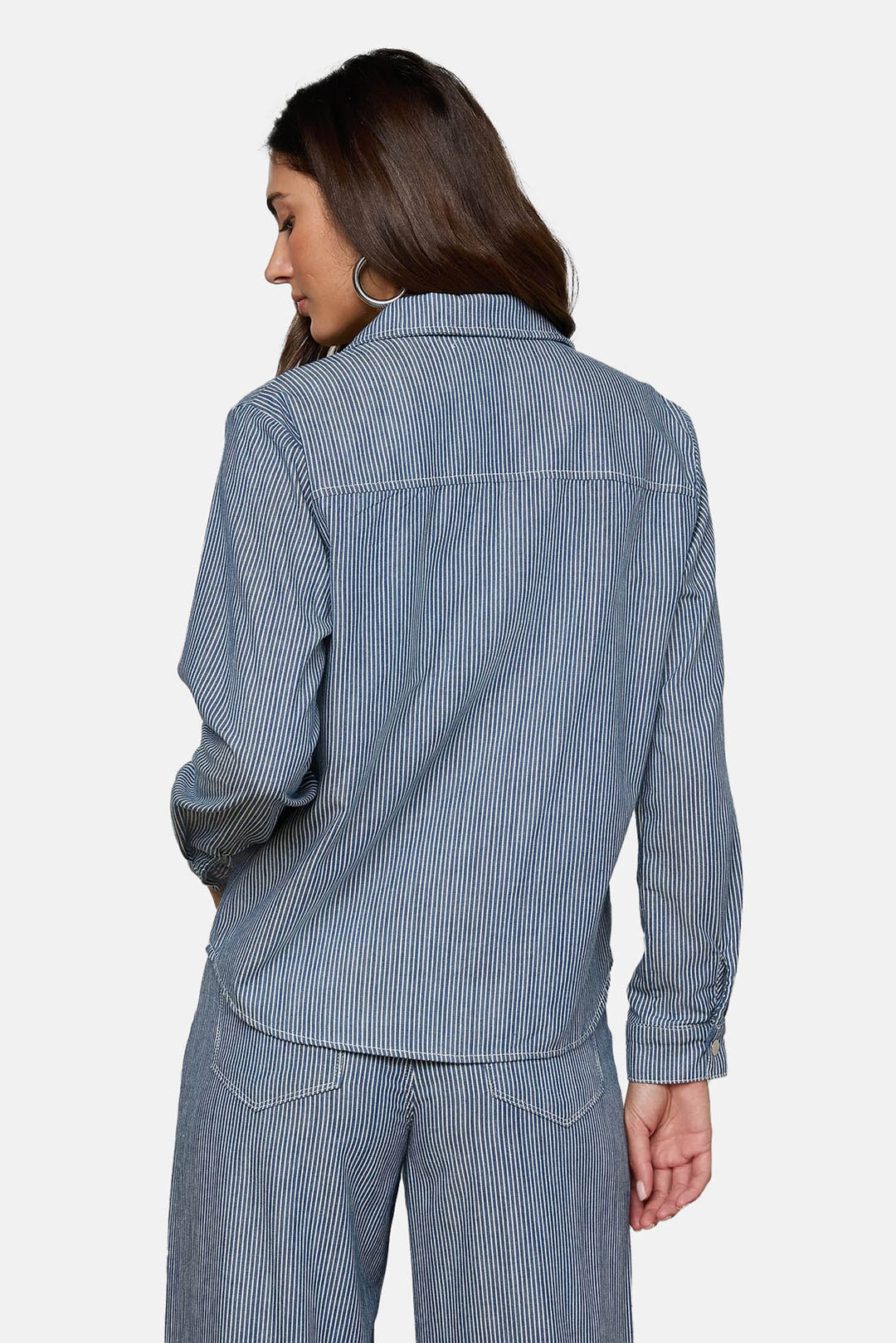 Isla Shirt Azure Blue Stripe