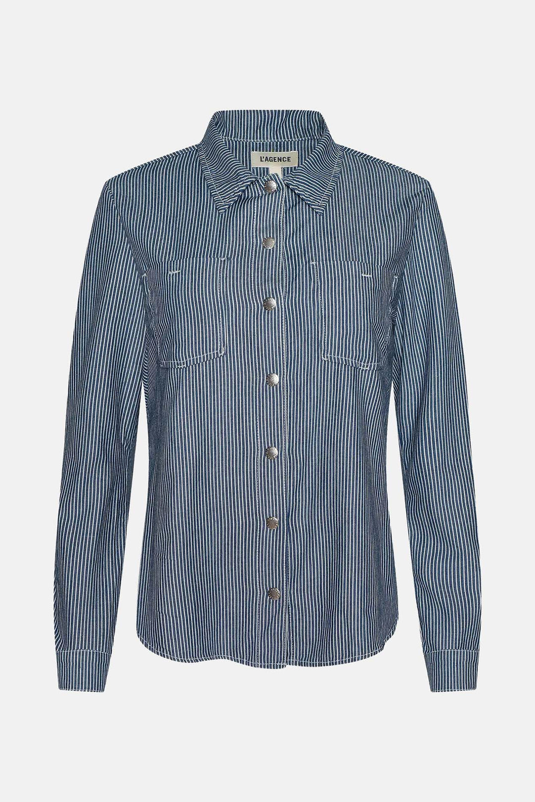 Isla Shirt Azure Blue Stripe