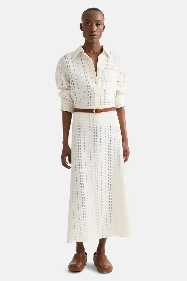 J.D. Shirt In Linen Ivory