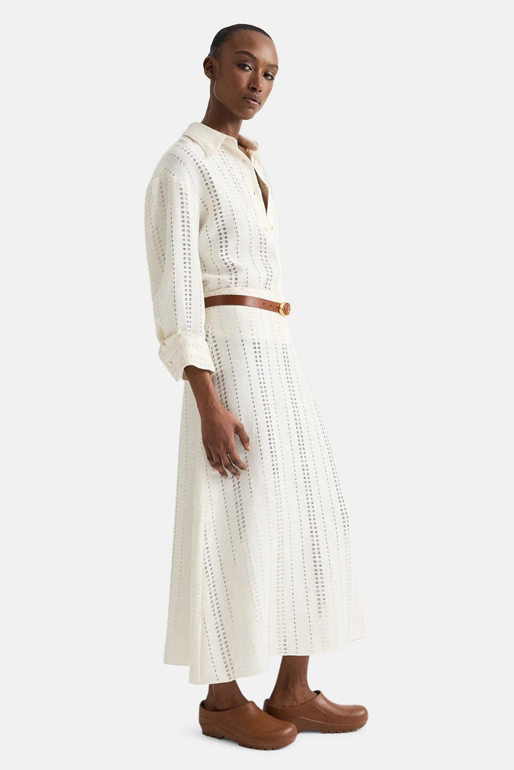 J.D. Shirt In Linen Ivory